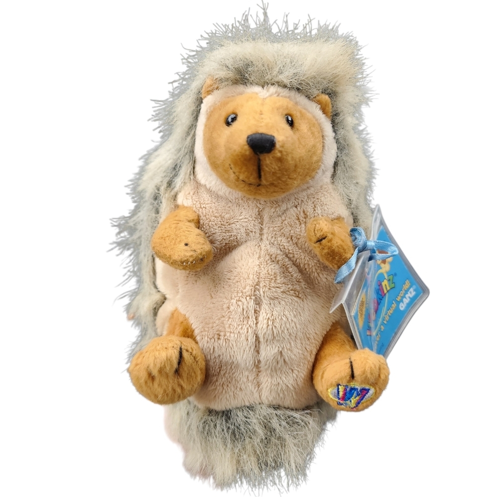 Webkinz Ganz Retired Vintage Hedgehog HM130 Plush Unused Sealed Code Tag